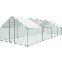 Kurín Strend Pro pre hydinu voliéra klietka so strechou 3x8x2 m